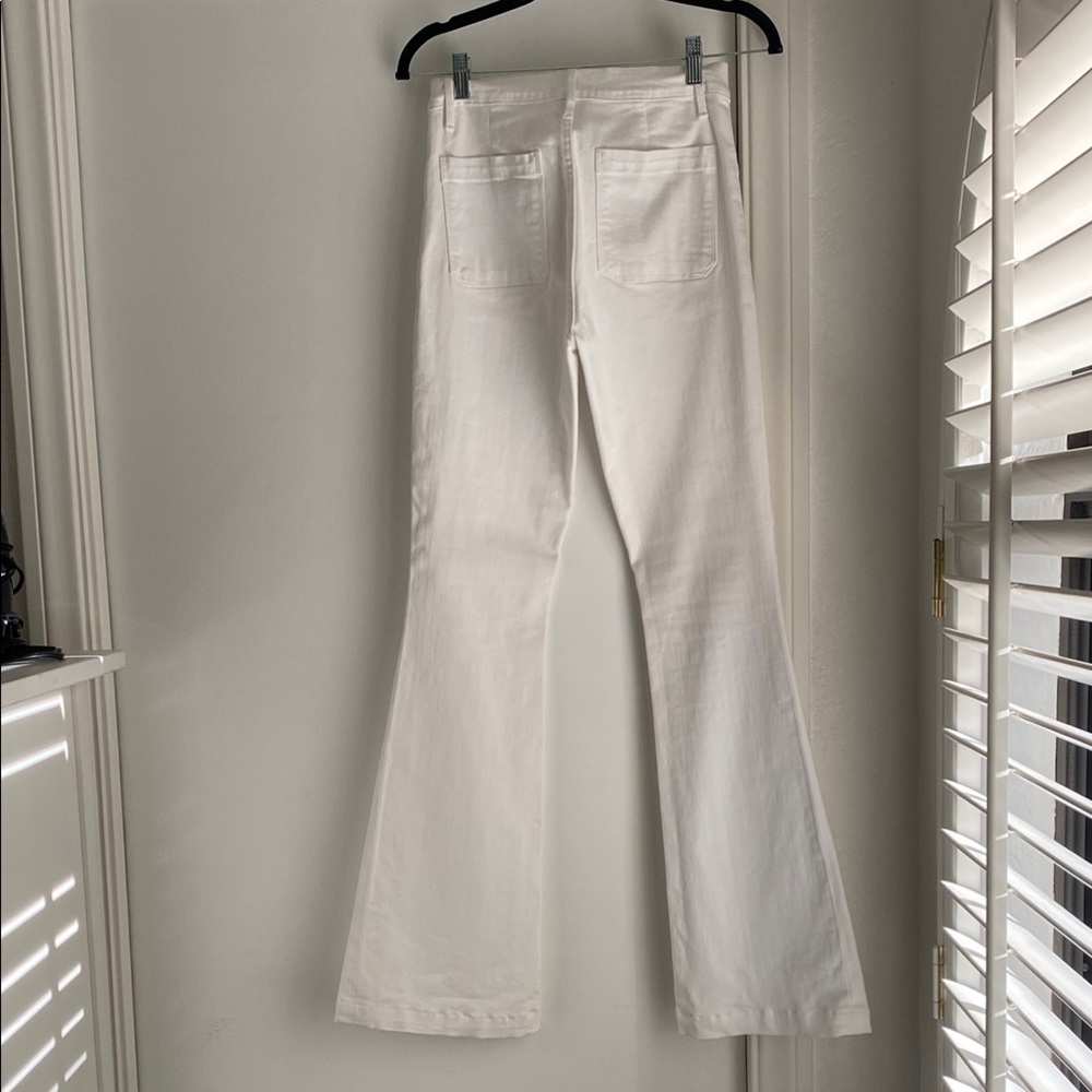 Frame Denim Ivory Flare Jeans - Picture 5 of 5